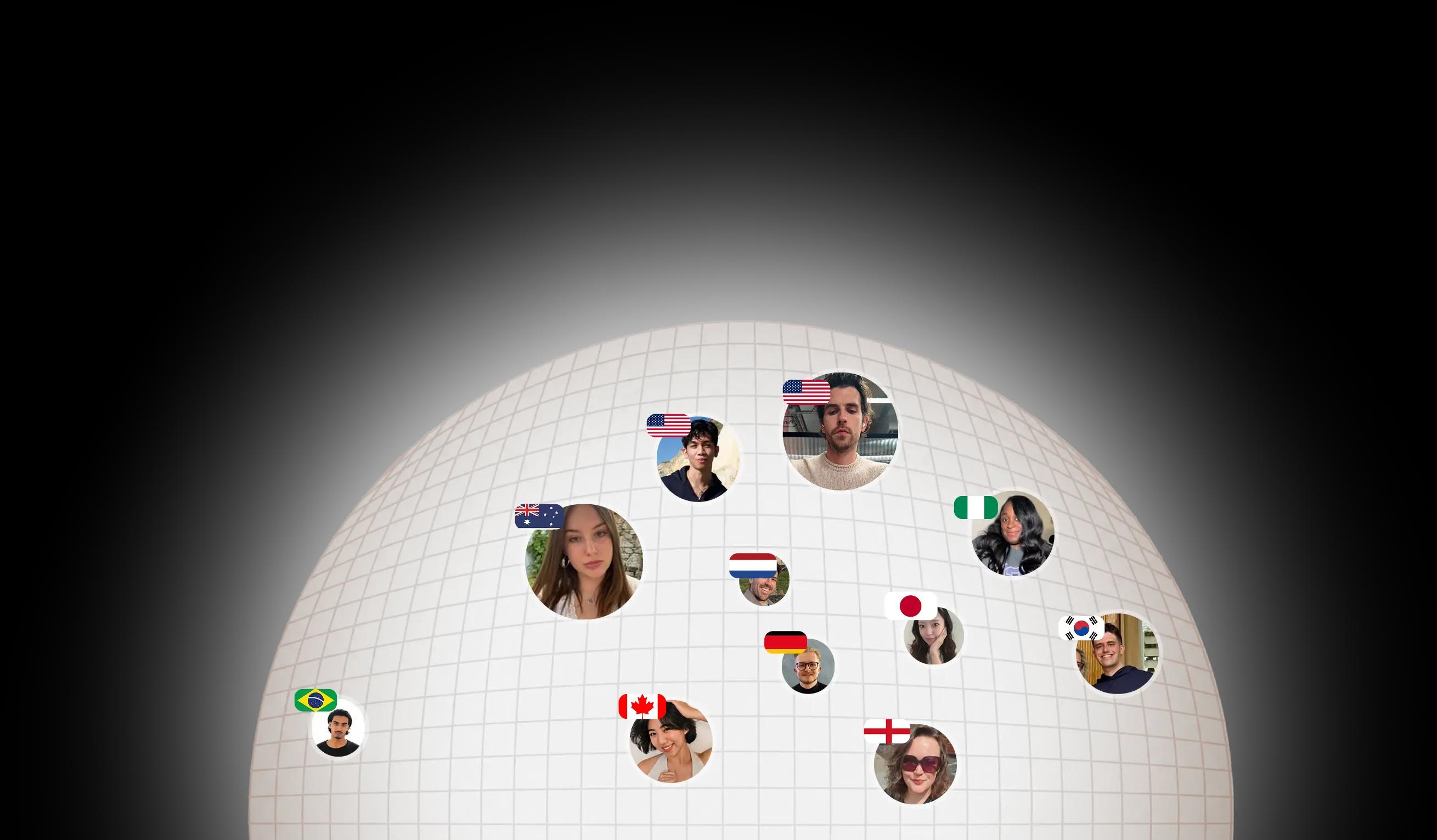 Creator locations around the world