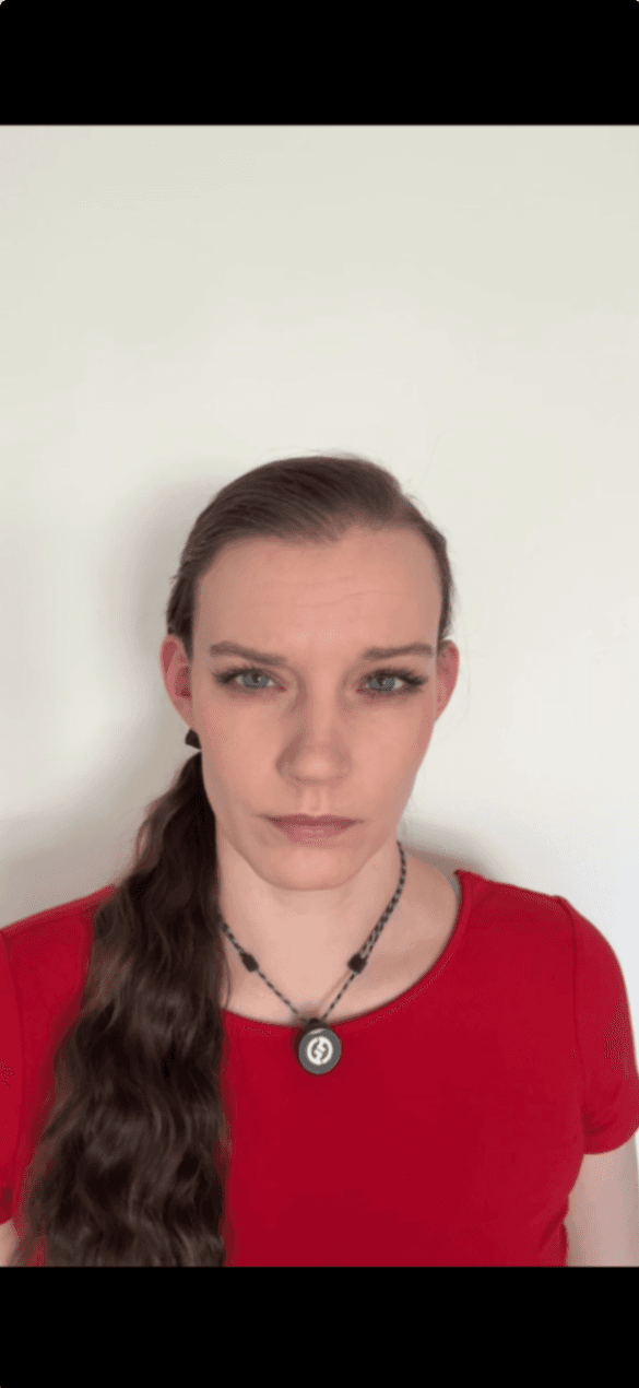 Megan selected background